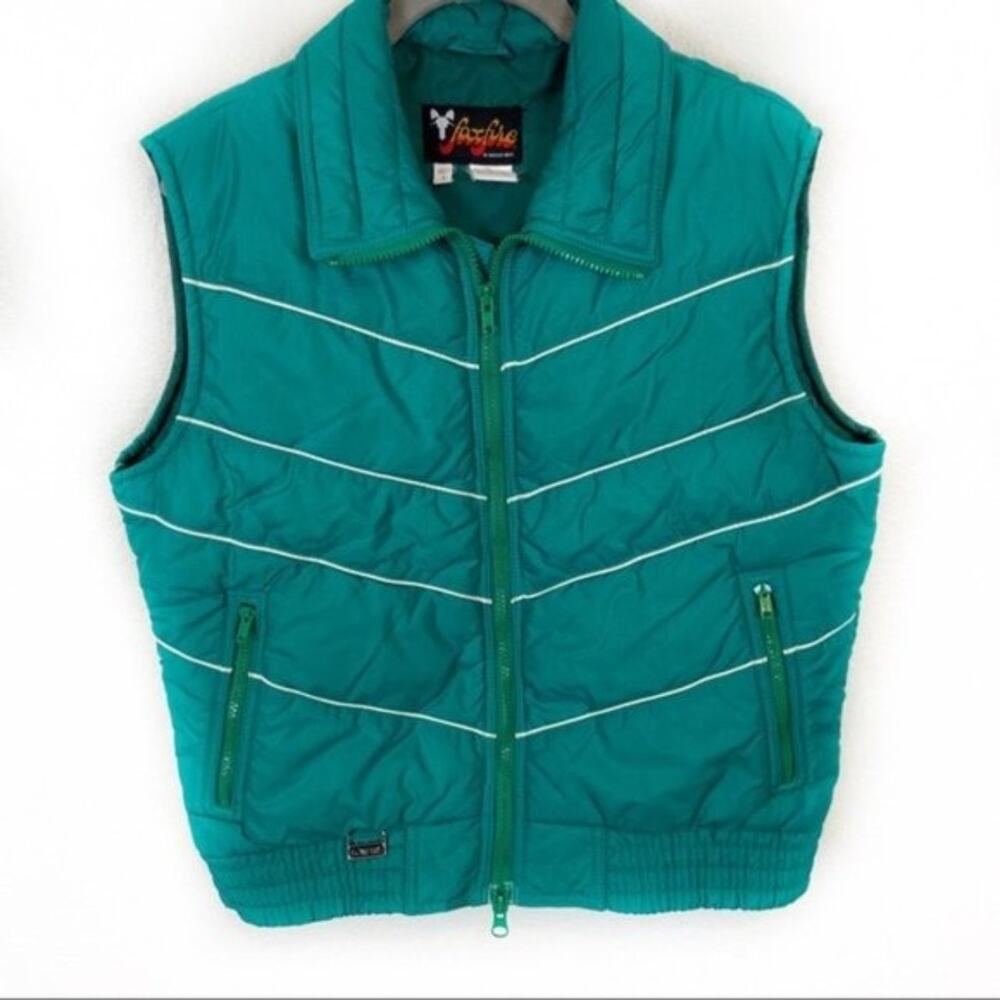Vest Puffer Jacket Coat Vintage Foxfire